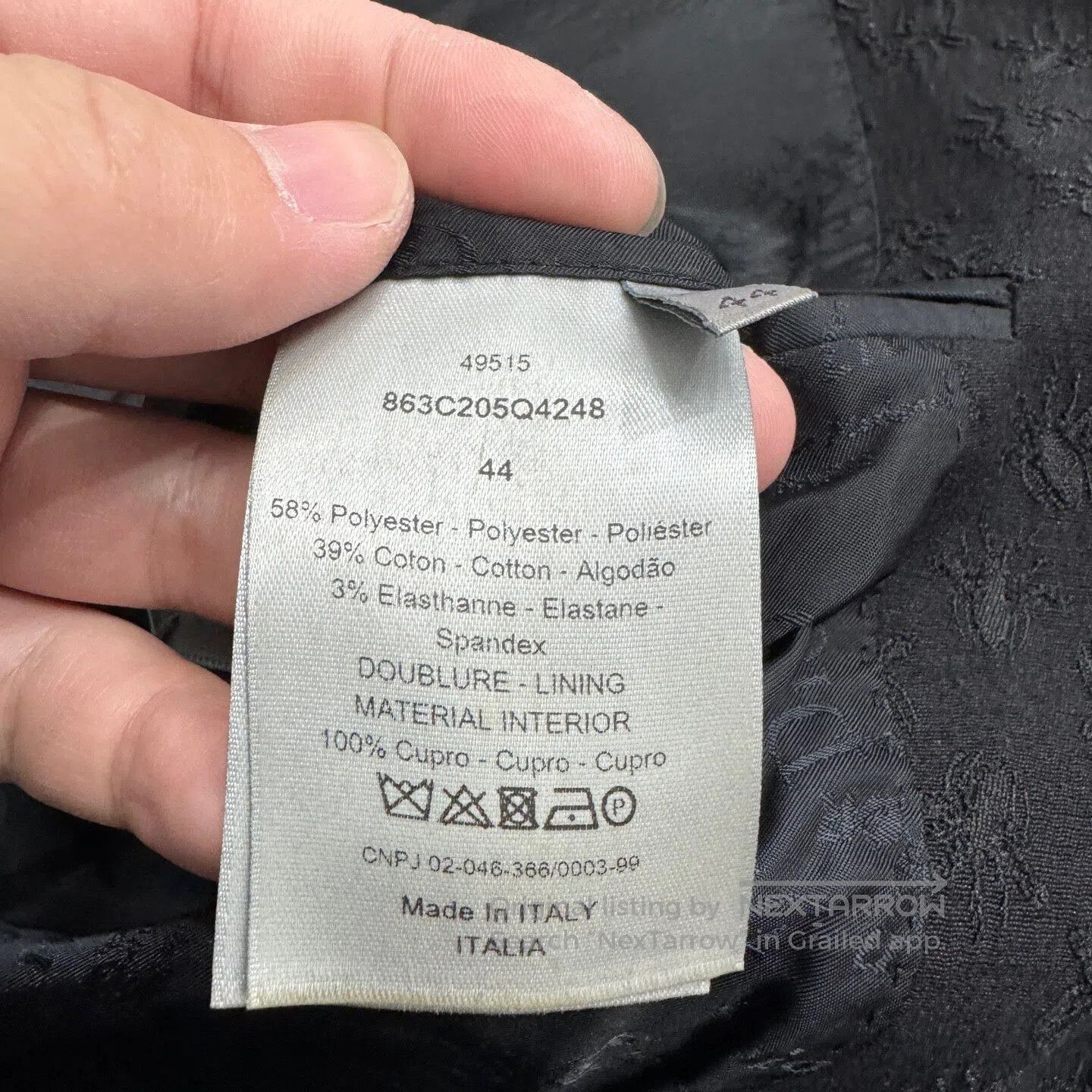 Dior Dior The bee-printed suit jacket| Size 44R - 4 Thumbnail