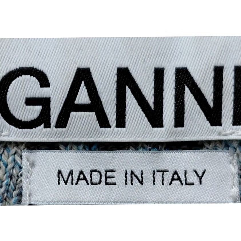 Ganni GANNI Made in Italy Wool Blend Acrylic Knit Sweater Solid Long Sleeve Size S Womens Size S / US 4 / IT 40 - 7 Thumbnail