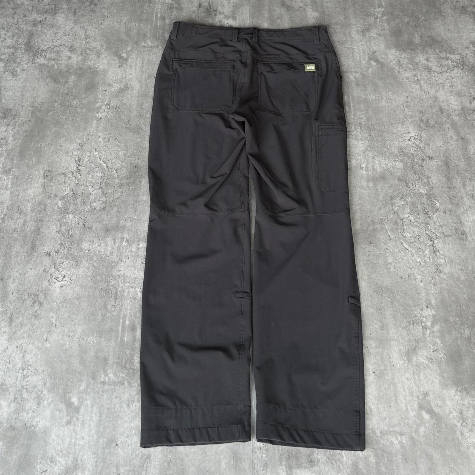 Arc'teryx × Goretex × Rei Vintage Y2K Faded Black REI Co-op Technical Outdoor Pants Size 32" / US 10 / IT 46 - 2 Thumbnail