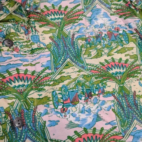 Other Vintage Code Bleu Pastoral Wheat Farming Hawaiian Shirt Size US S / EU 44-46 / 1 - 4 Thumbnail