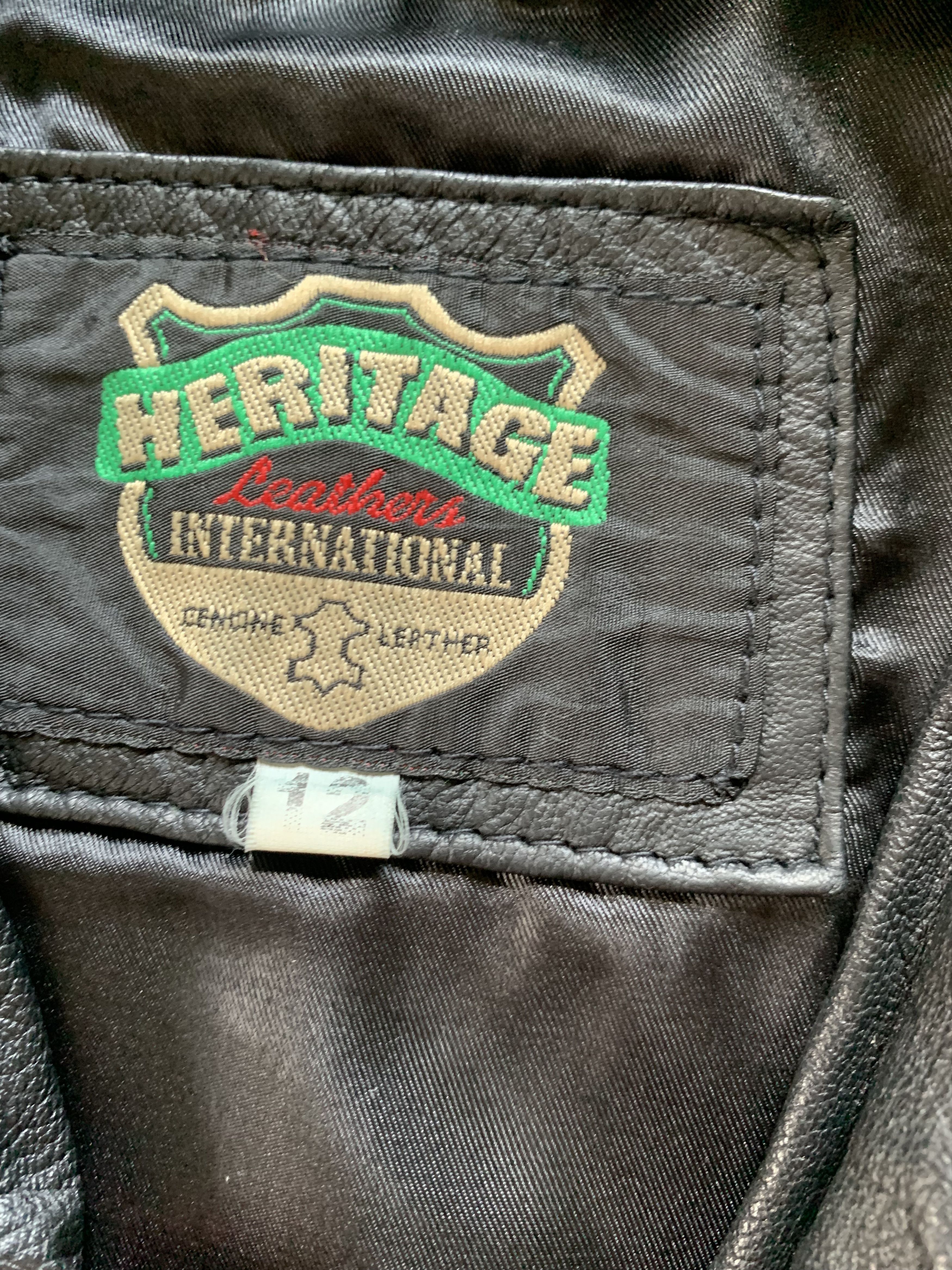 Other Women's Vintage Heritage Leather International Biker Jacket Size M / US 6-8 / IT 42-44 - 6 Thumbnail