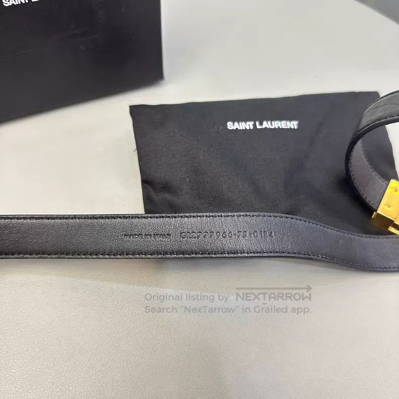 Saint Laurent Paris Saint Laurent Paris Ladies Belt i Size ONE SIZE - 4 Thumbnail