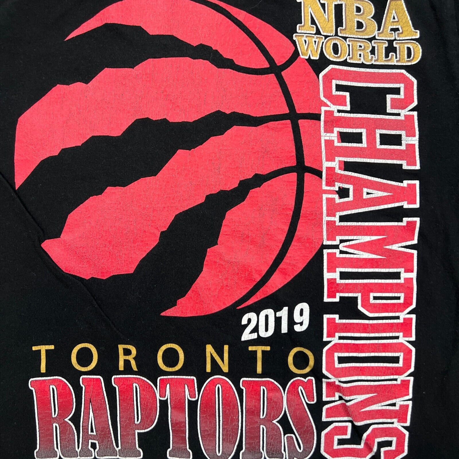 NBA × Vintage 2019 Toronto Raptors Champions T Shirt Small NBA Basketball Size US S / EU 44-46 / 1 - 3 Thumbnail