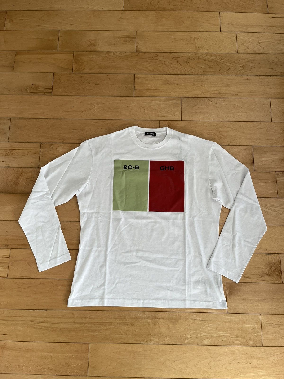 image of NWT - Raf Simons Drug T-Shirt in White, Men's (Size Small)