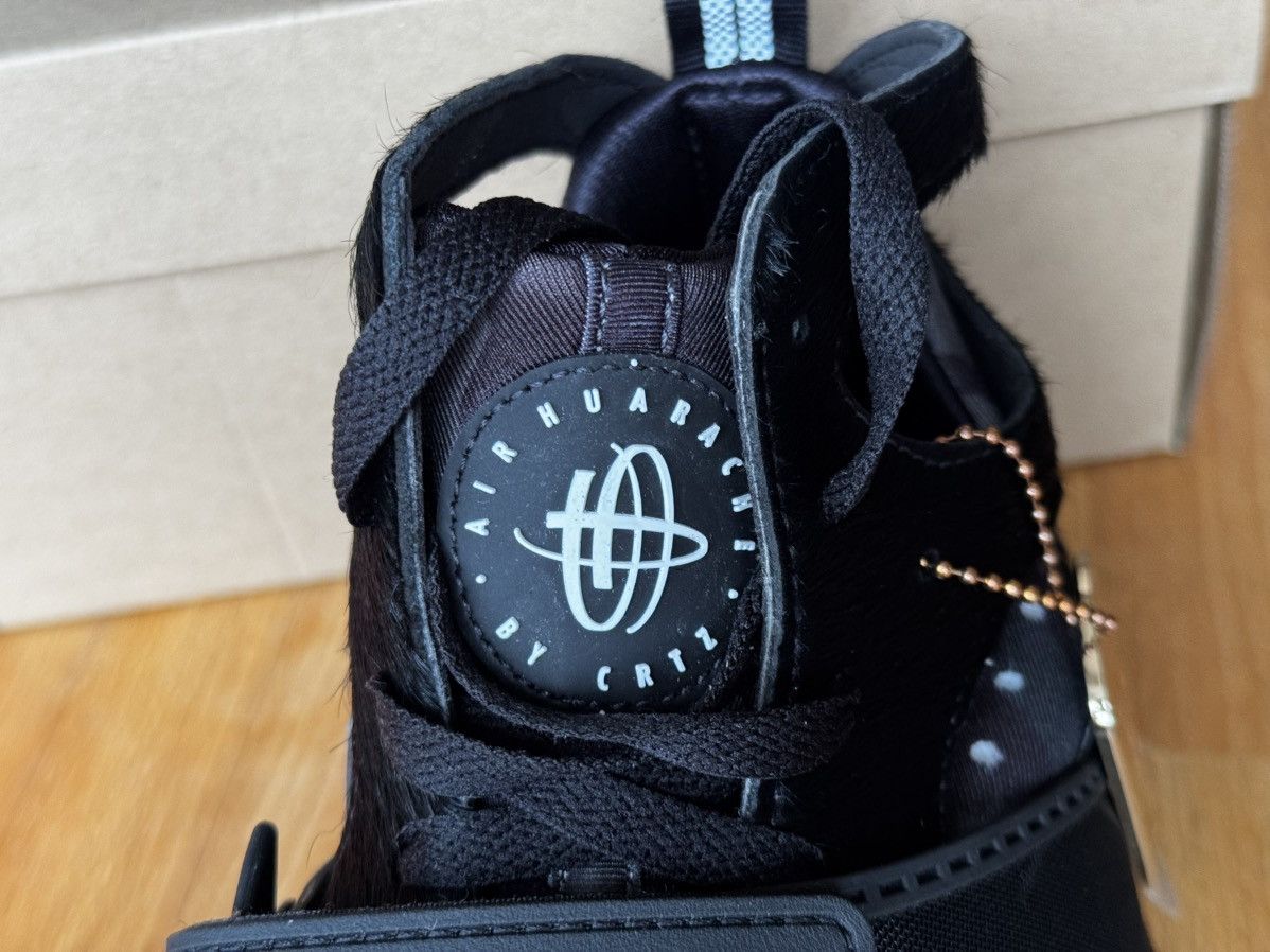 Corteiz × Nike Corteiz Nike Air Trainer Huarache Onyx Black US12 UK11 EU46 Size US 12 / EU 45 - 5 Thumbnail