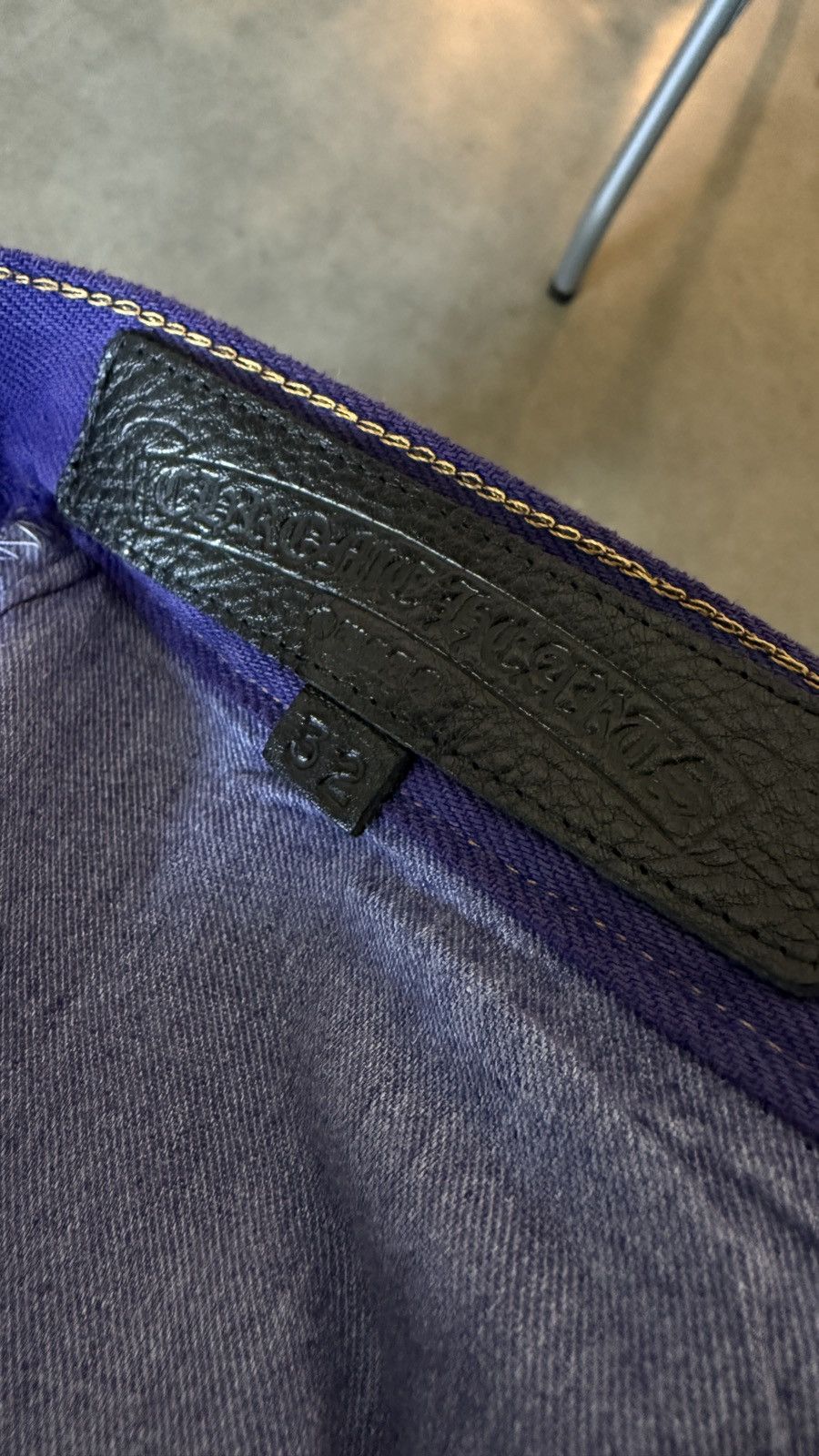 Chrome Hearts RARE! Chrome Hearts St. Barts Levis 501 purple jeans Size US 32 / EU 48 - 10 Thumbnail