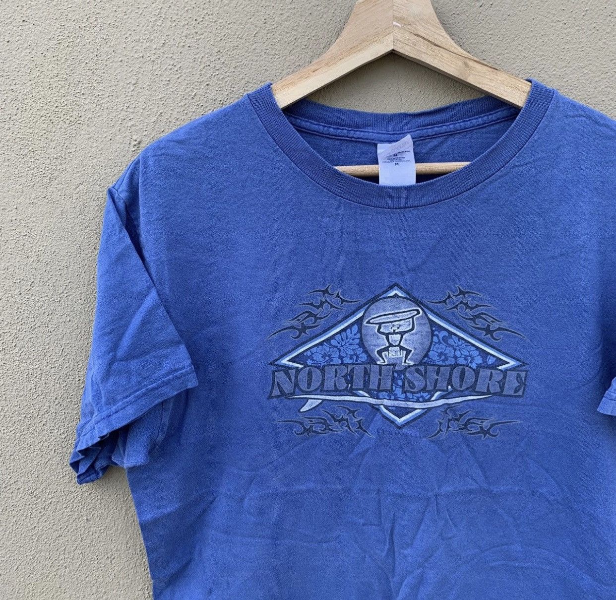 Vintage Vintage THRASHED FADED North Shore Surf Board Tribe Tshirt Size US M / EU 48-50 / 2 - 2 Thumbnail