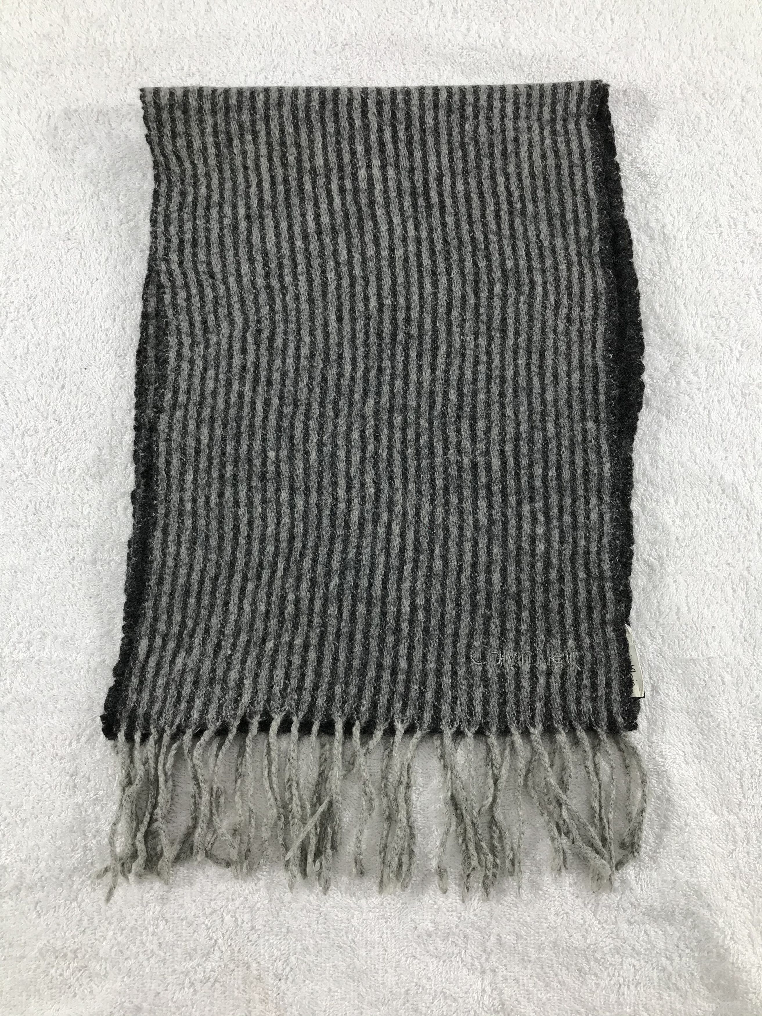 Calvin Klein × Vintage Calvin Klein Scarf / Muffler / Neckwear - WW1230 Size ONE SIZE - 2 Thumbnail