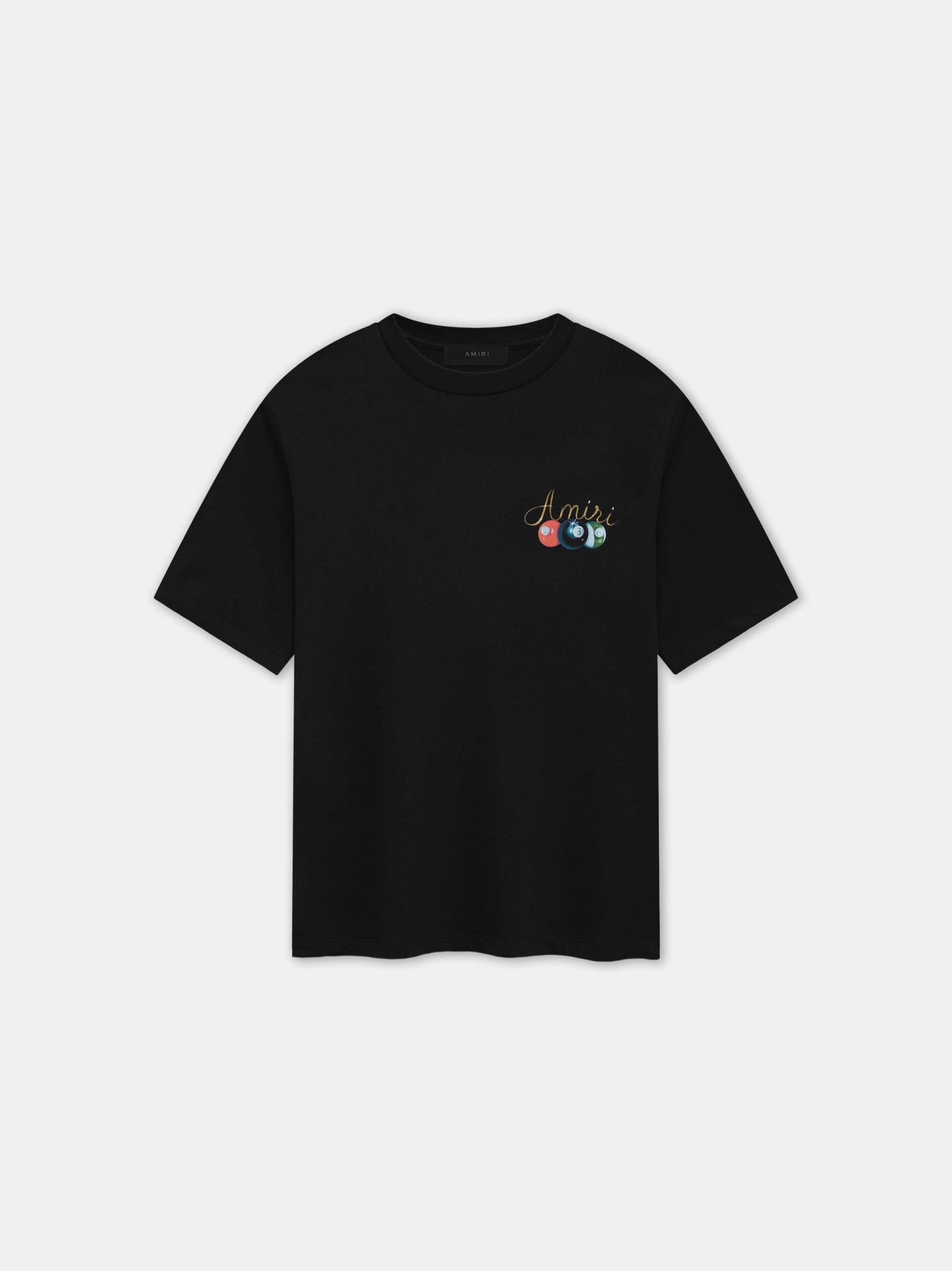 Amiri o1s1wg110326 Pool Cue T-Shirt in Black Size US L / EU 52-54 / 3 - 1 Thumbnail