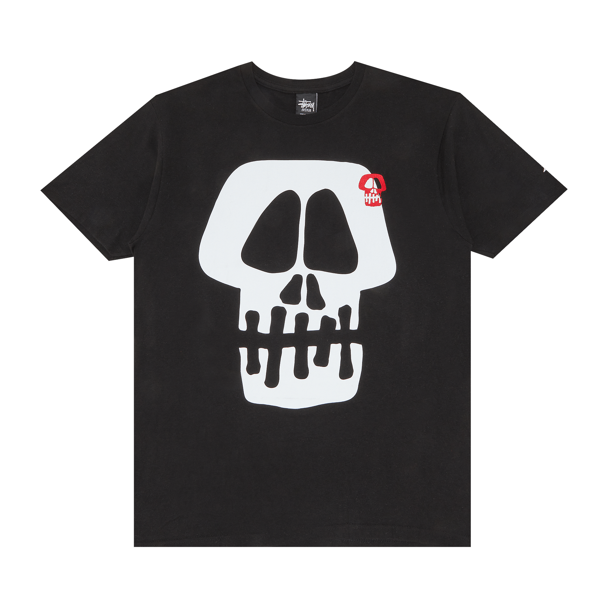 image of Stussy Jumbo Skull Tee Black, Men's (Size Medium)
