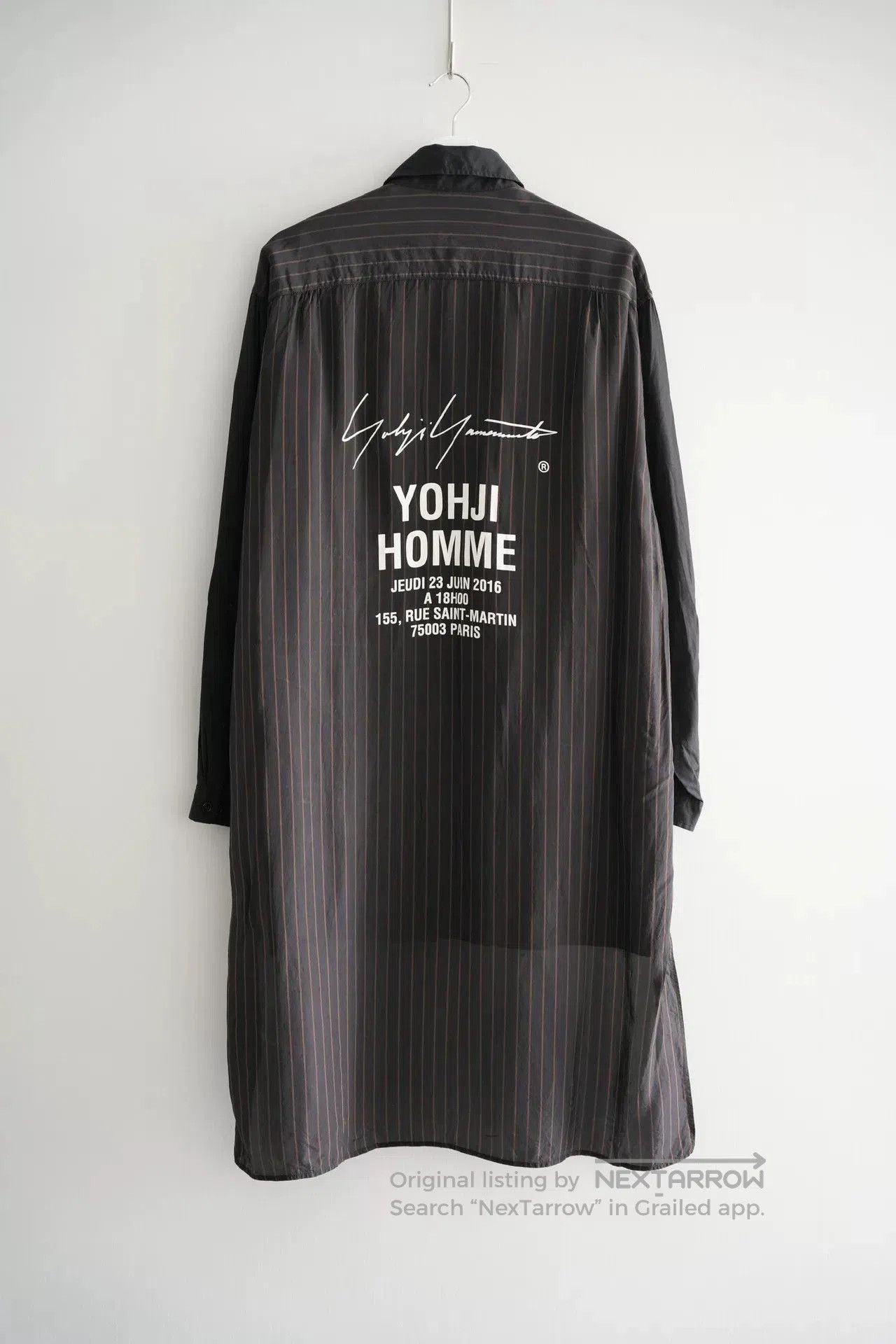 Yohji Yamamoto Yohji Yamamoto Striped Long Shirt. Size US M / EU 48-50 / 2 - 1 Thumbnail