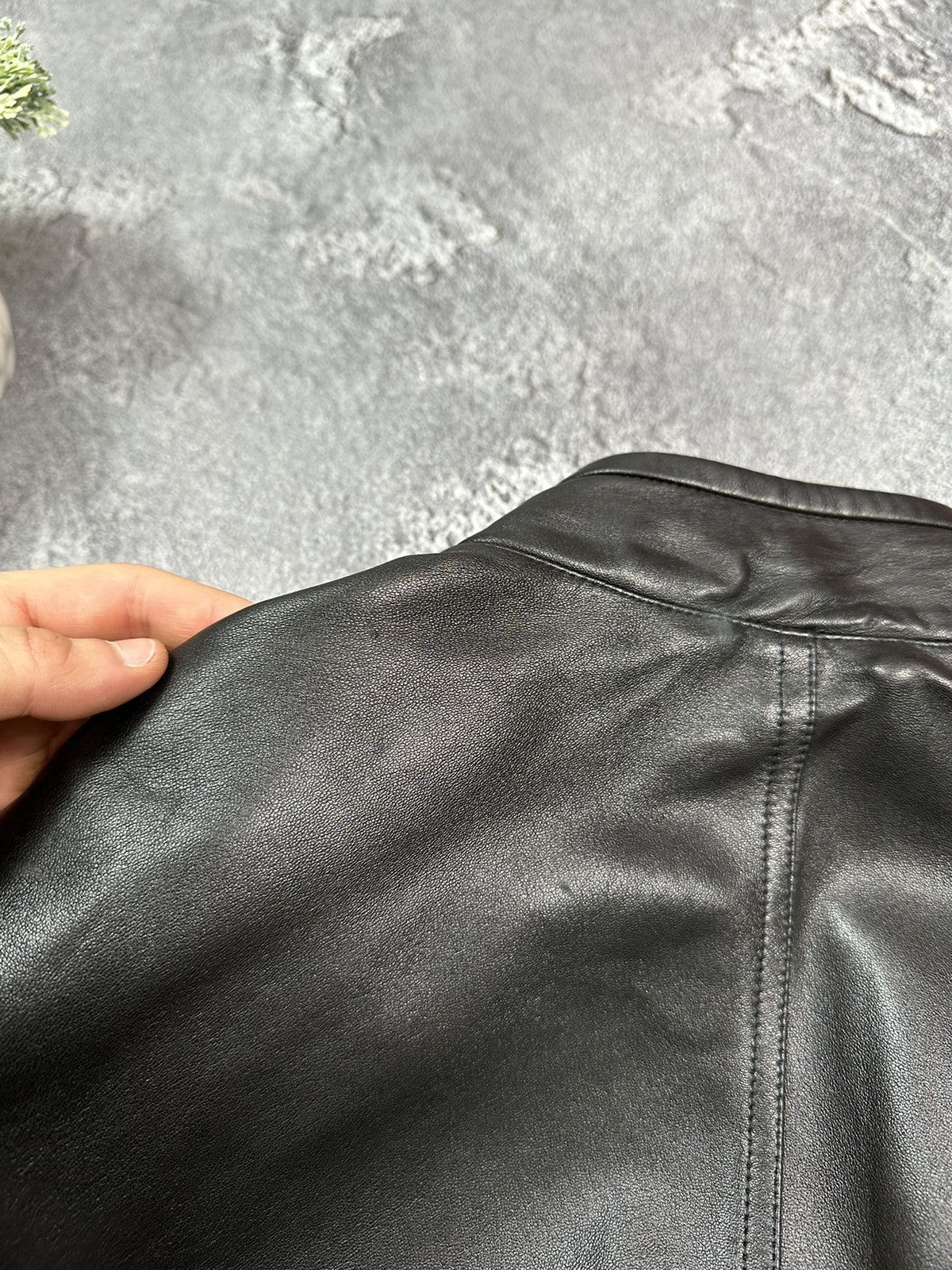 Vintage × Zilli Super RARE Zilli for Stephan Kelian leather oversized jacket Size US M / EU 48-50 / 2 - 19 Thumbnail