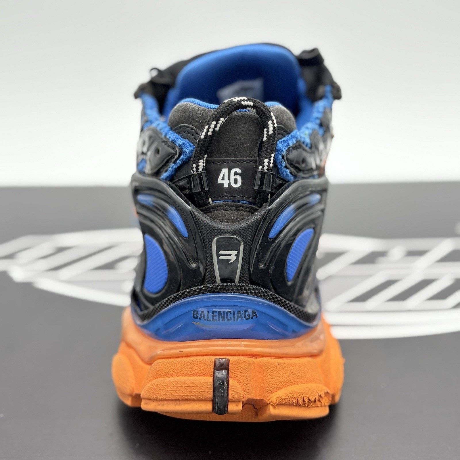 Balenciaga Balenciaga Runner ' Blue Orange Black ' | SUPER CLEAN! Size US 13 / EU 46 - 9 Thumbnail