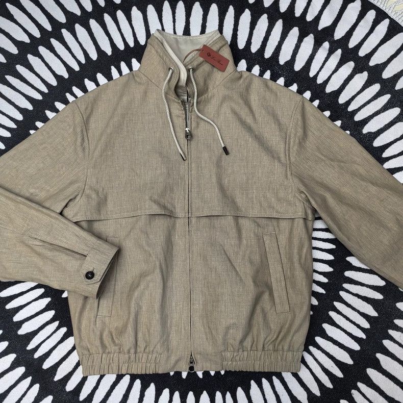 Loro Piana Loro Piana Linen Bomber Jacket - dmc Size US M / EU 48-50 / 2 - 1 Thumbnail