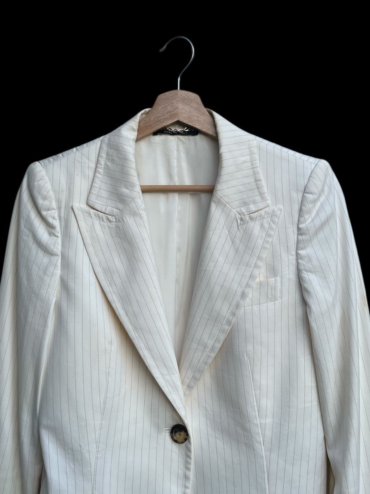Gucci 2005 Gucci Tom Ford Pinstripe Jacket Size XS / US 0-2 / IT 36-38 - 5 Thumbnail