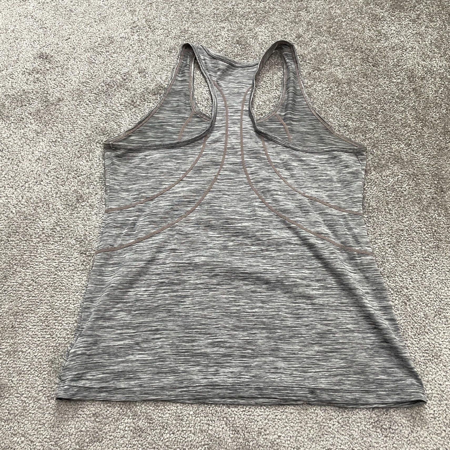 Reebok Reebok Active Tank Womens Medium Gray Halter Racerback Athletic Gym Yoga Run Size M / US 6-8 / IT 42-44 - 2 Thumbnail