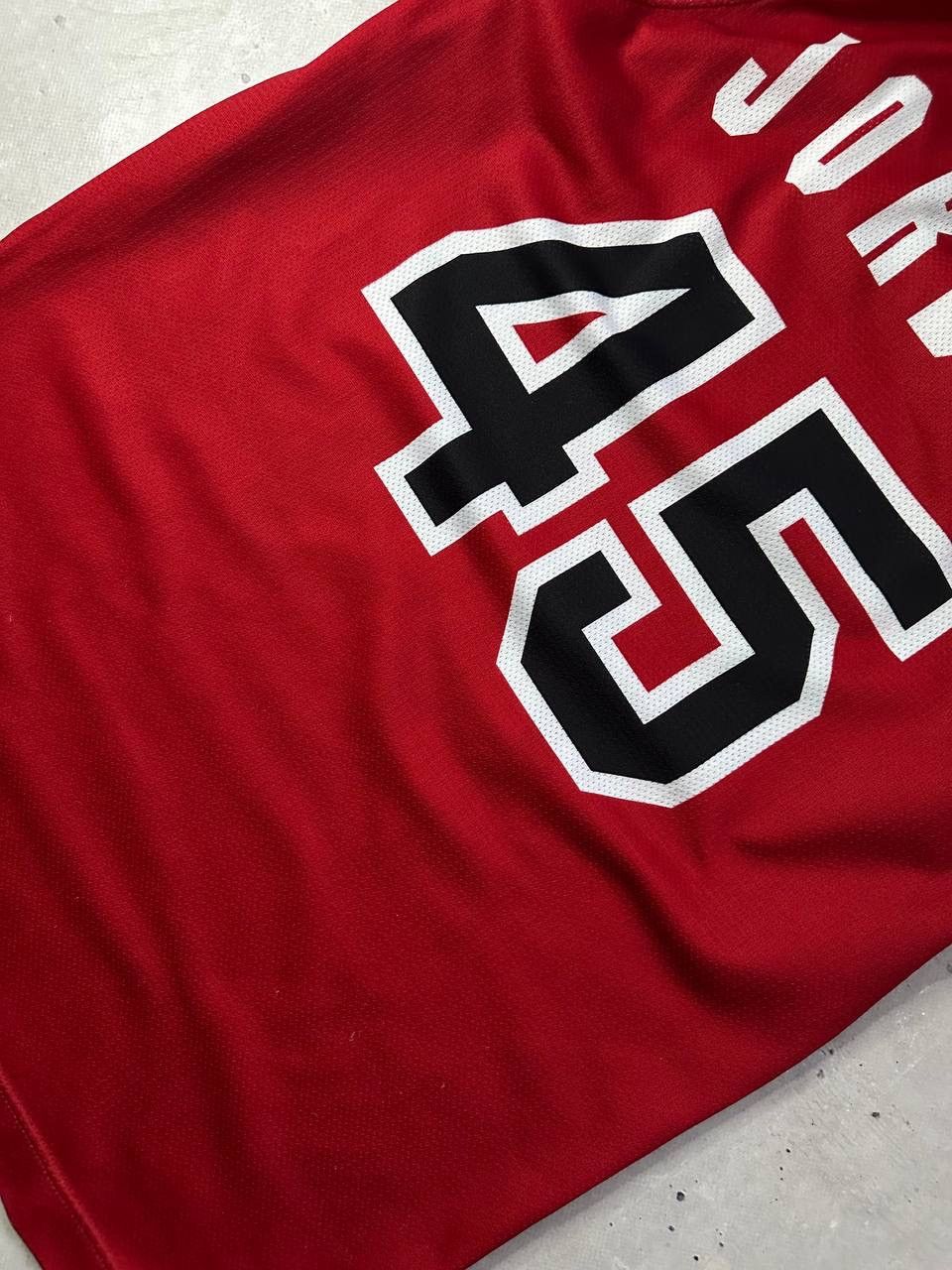Champion Champion Chicago Bulls Michael Jordan #45 Red Jersey Vintage Size US M / EU 48-50 / 2 - 10 Thumbnail