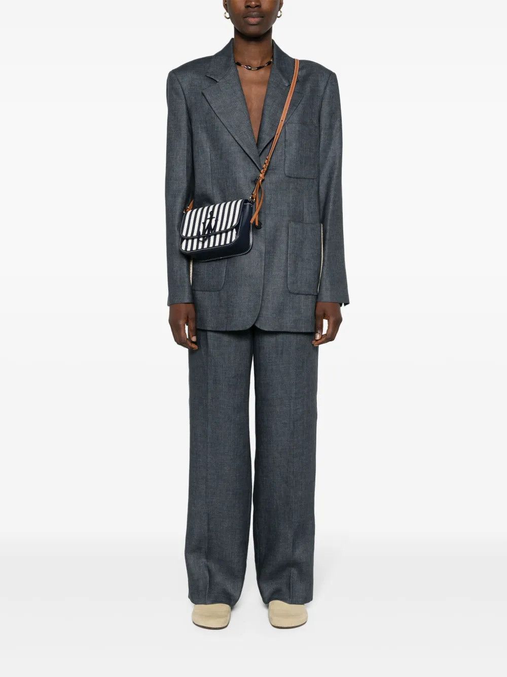 Palm Angels o1y1125 Blazer in Slate Blue Size S / US 4 / IT 40 - 4 Thumbnail