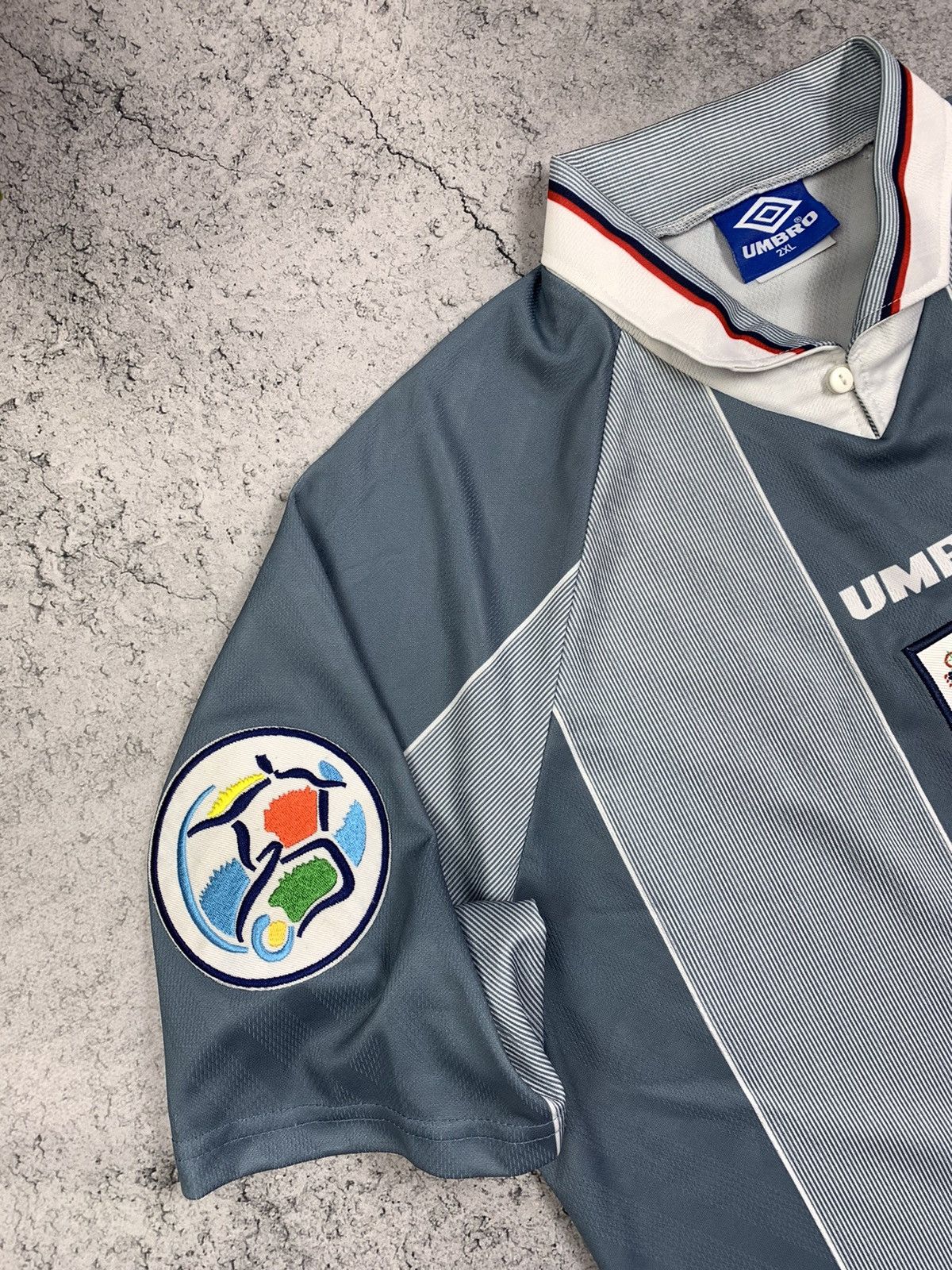 Other Umbro ENGLAND 1996-1997 Gascoigne 8 Away Replica Jersey XL Size US XL / EU 56 / 4 - 4 Thumbnail