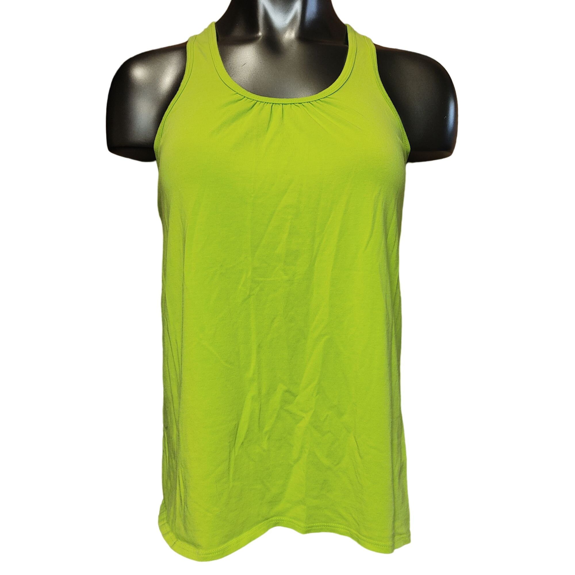 Other Soybu Women's Neon Green Activewear Racerback Tank Top M Size M / US 6-8 / IT 42-44 - 1 Thumbnail