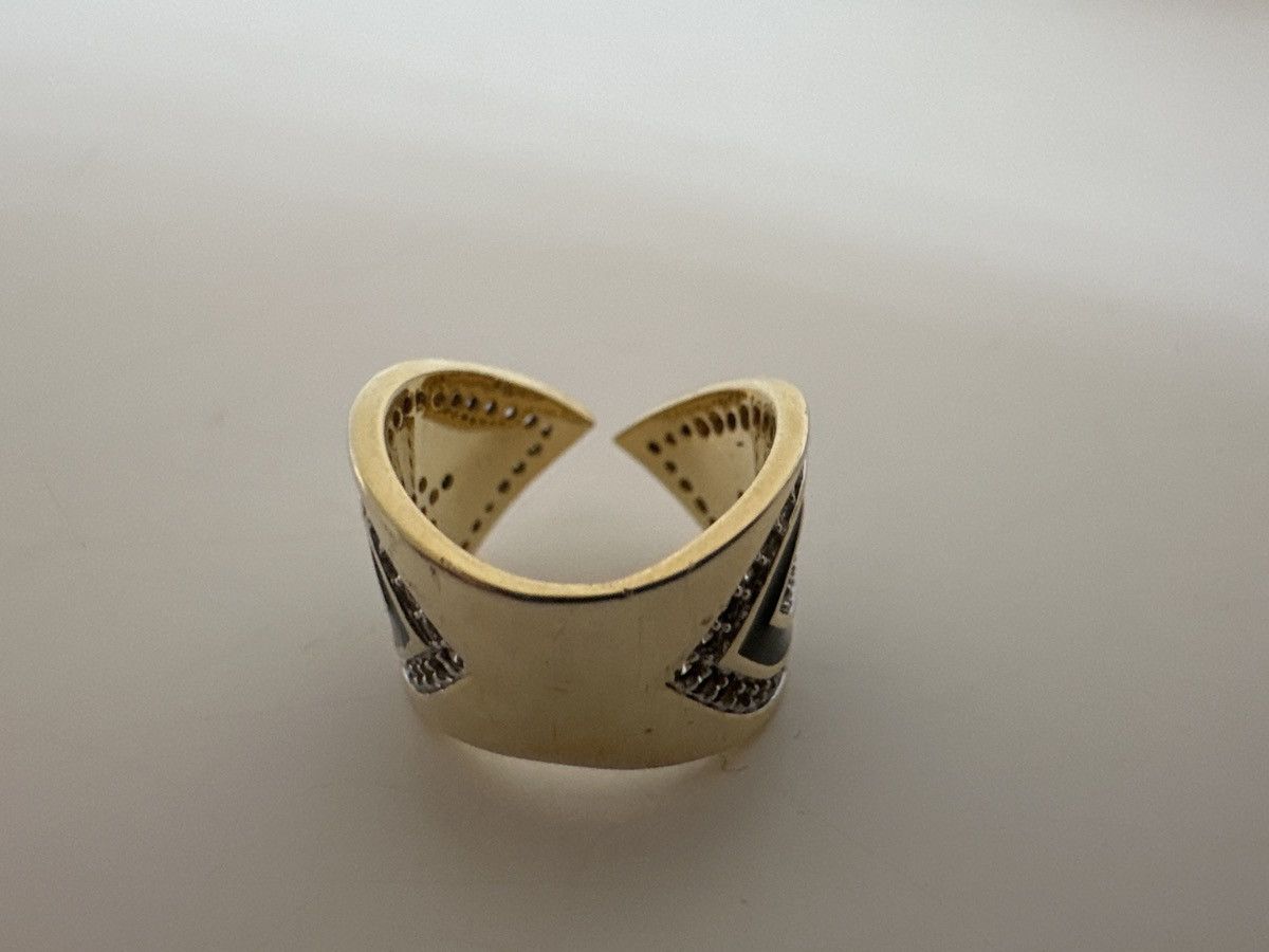 Vintage Earing and ring set: black and gold Size ONE SIZE - 5 Thumbnail