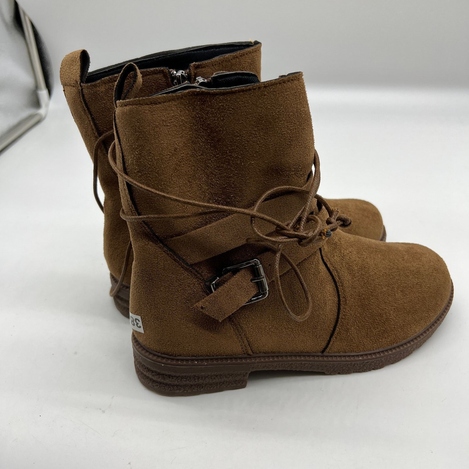 Other Womens Western Zip up Booties Brown Cowboy Boots Size US 7 / IT 37 - 1 Thumbnail