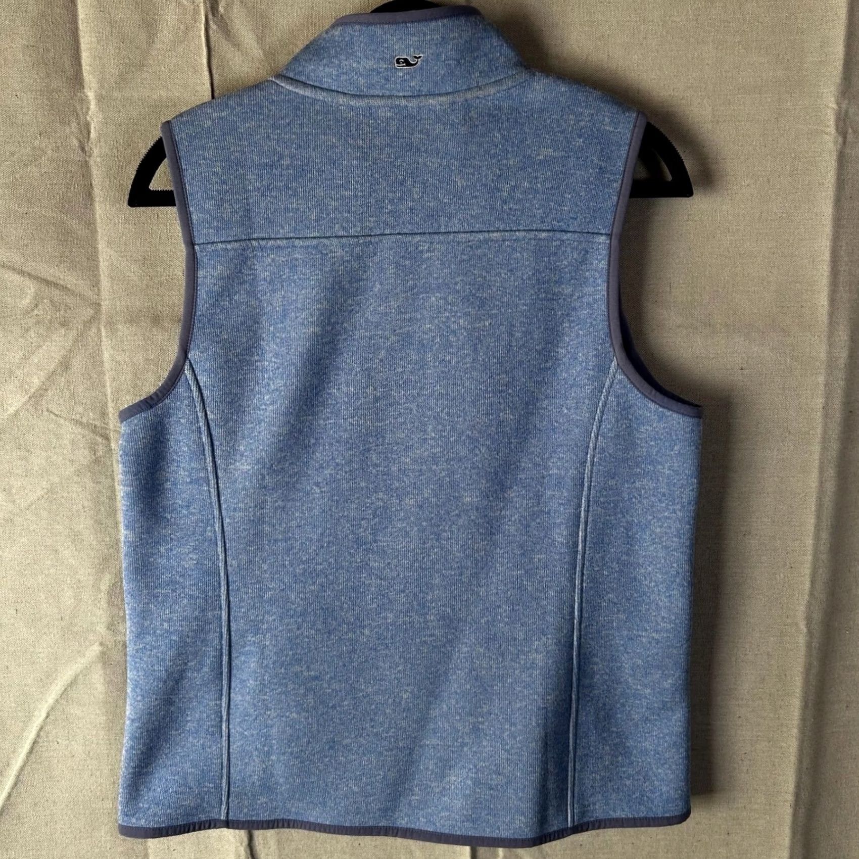 Vineyard Vines Vineyard Vines Harbor Fleece Vest Light Blue Heather Full Zip Womens Medium Size M / US 6-8 / IT 42-44 - 3 Thumbnail