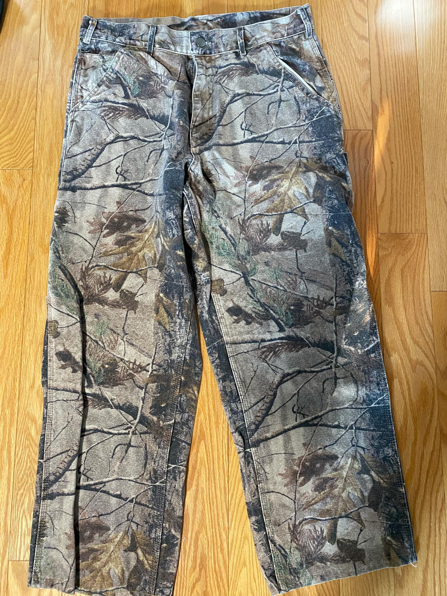 パンツ Columbia real tree doble knee pants Columbia Realtree Double Knee Camo Pants Blend in | Depop