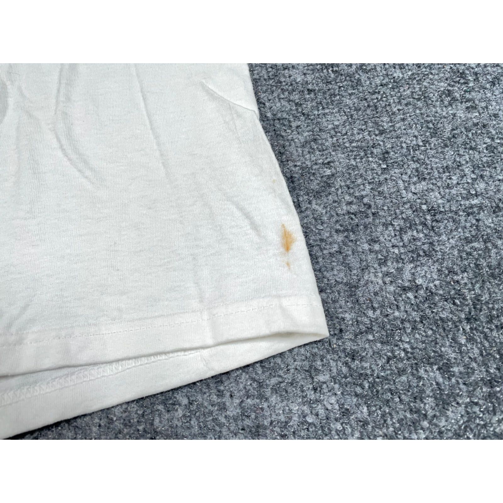 Fruit Of The Loom VTG Michigan Lottery Dog Want to Play T-Shirt Adult XL White Heavyweight Cotton Logo Graphic Tee Mens Retro Fun Hipster 90s? Size US XL / EU 56 / 4 - 3 Thumbnail