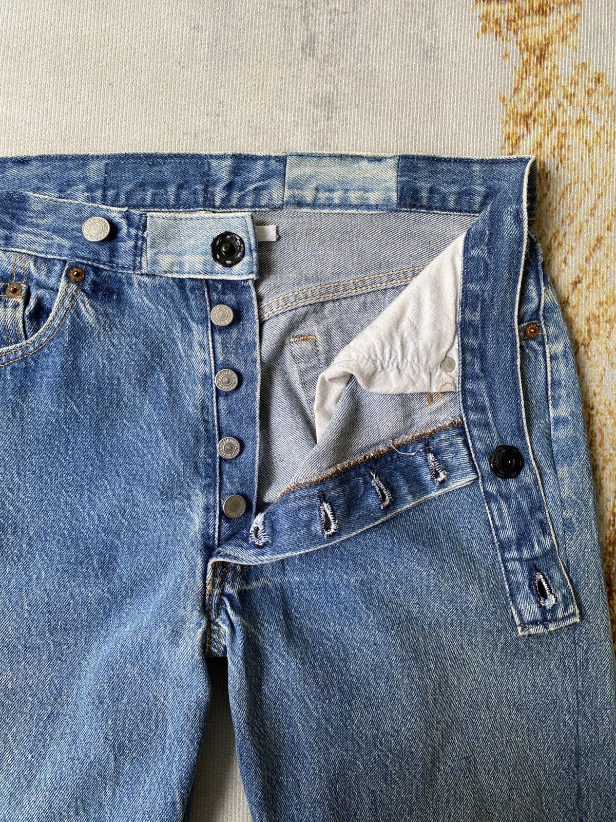Levi's × Vintage 1990s - Levi’s 501 X The Garment Reconstruct Denim Size US 32 / EU 48 - 16 Thumbnail