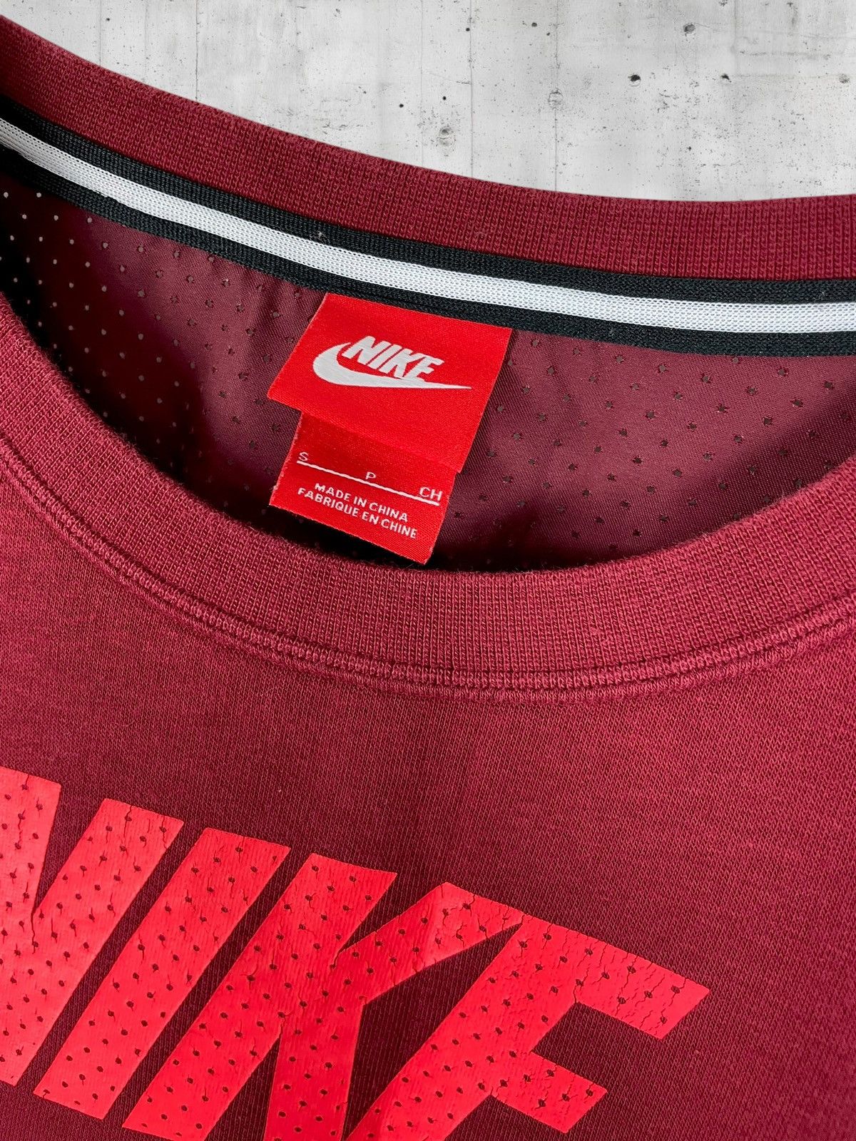 Nike Nike Air Spellout Logo Colorblock Sweatshirt Size US S / EU 44-46 / 1 - 3 Thumbnail