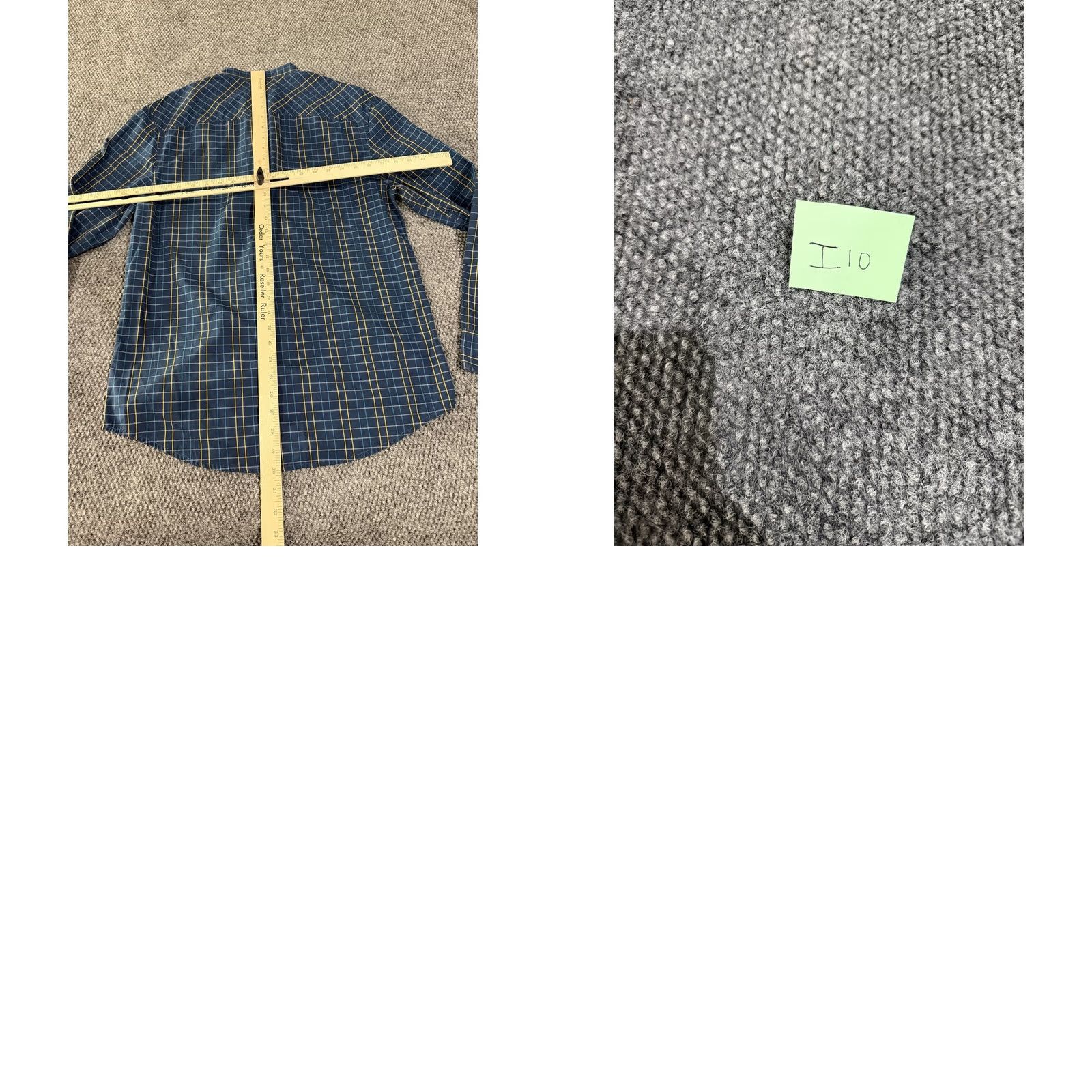 Original Penguin Original Penguin Shirt Mens M Blue Check Long Sleeve Band Collar Casual Size US M / EU 48-50 / 2 - 8 Thumbnail