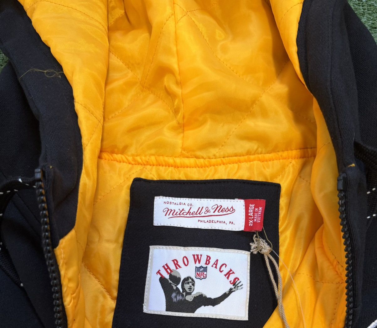 Mitchell & Ness Pittsburgh Steelers Mitchell & Ness Quilted Fleece Quarter Size US XXL / EU 58 / 5 - 3 Thumbnail