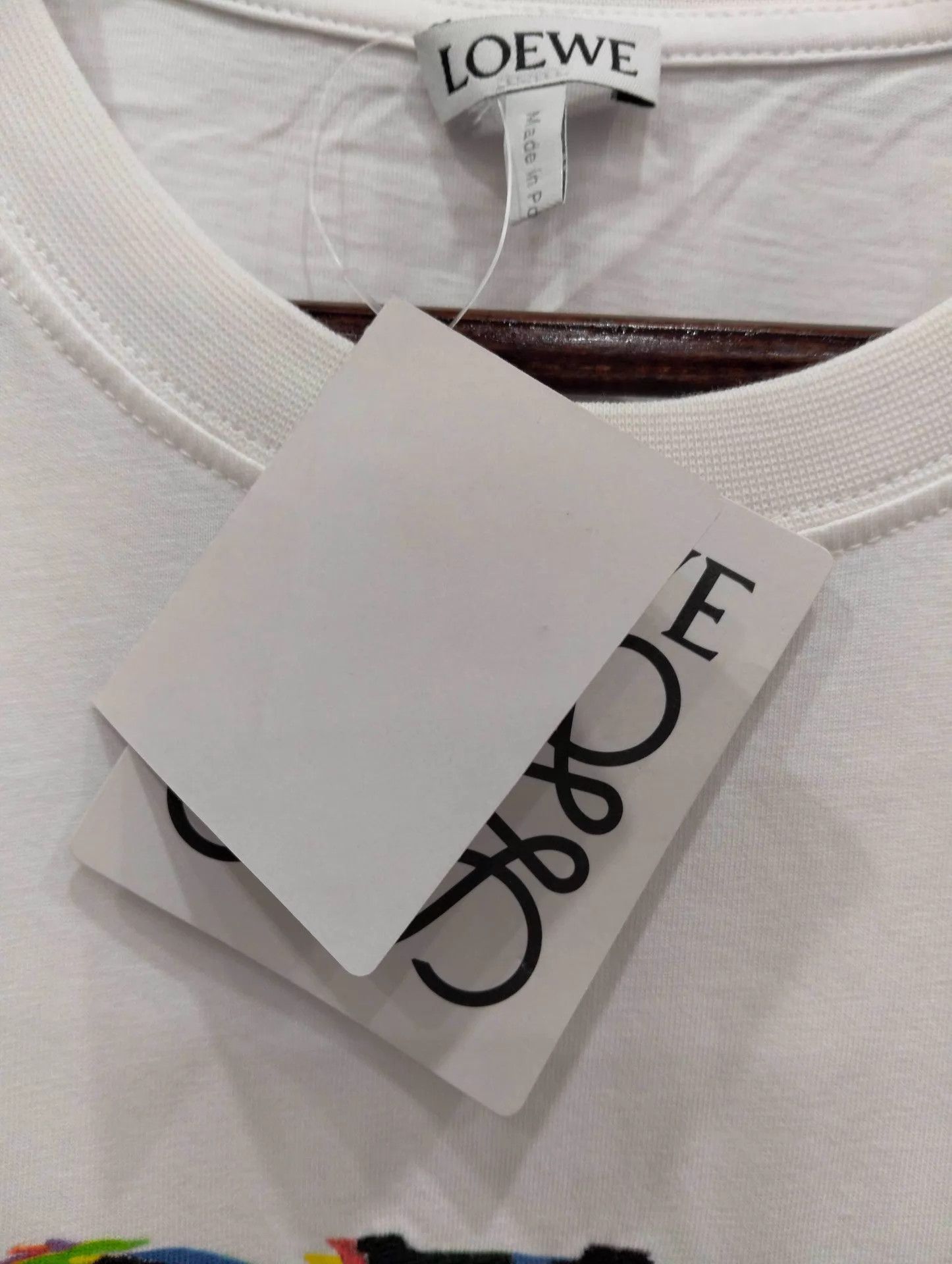 Loewe LOEWE faulty effect logo print tee XS 99 new Size US XS / EU 42 / 0 - 6 Thumbnail