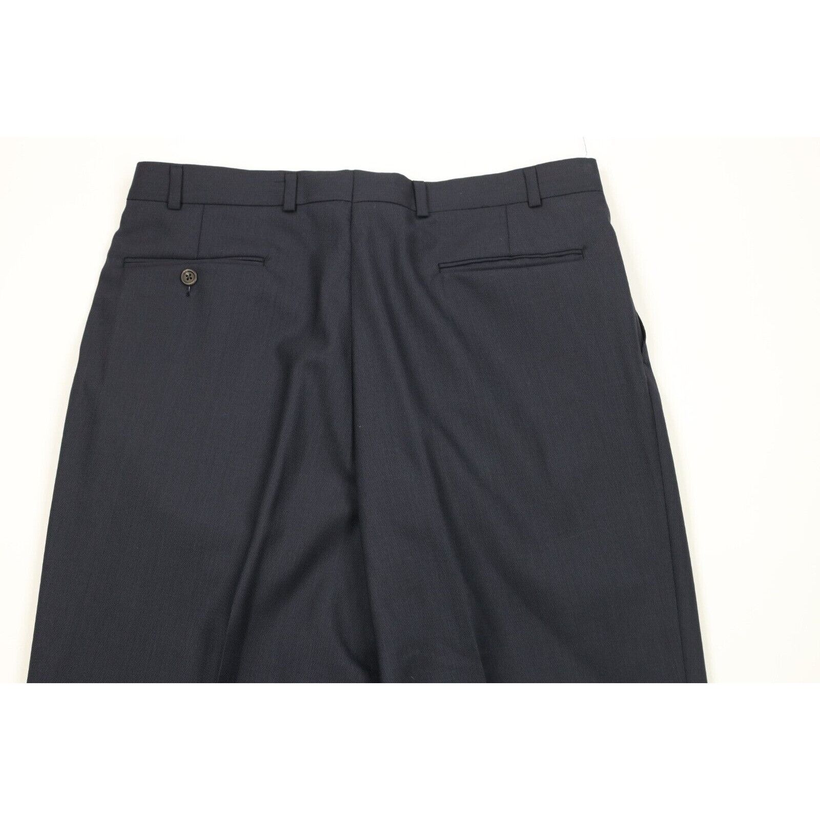 Ralph Lauren Ralph Lauren 2 Piece Wool Suit Wedding Navy Blue Size 40R - 15 Thumbnail