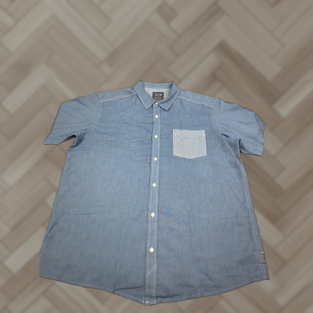 Mountain Hardwear Mountain Hardwear Button Up Shirt Mens XL Blue Casual Short Sleeve Shirt Casual Travel Workwear Outdoor Pockets 11709 Size US XL / EU 56 / 4 - 1 Thumbnail