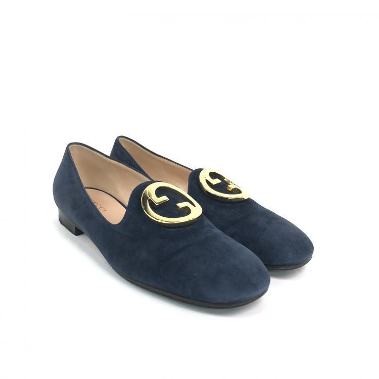 Gucci Gucci Gold Logo Flats Size 36 Size US 6 / IT 36 - 1 Thumbnail