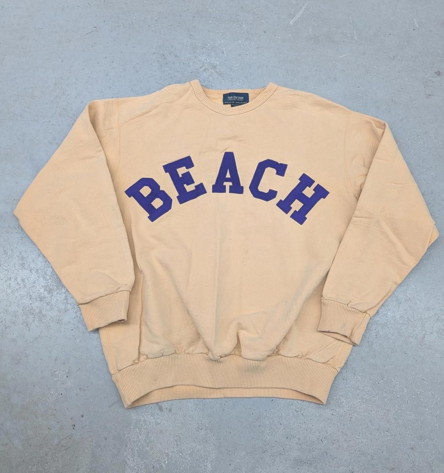 Vintage Vintage 90s Faded Orange Beach sweater Size US M / EU 48-50 / 2 - 1 Thumbnail