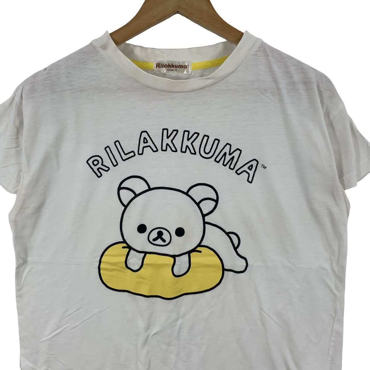 Other RILAKKUMA AKI KONDO Cute Character Pokapoka Tee Shirt Top Size L / US 10 / IT 46 - 5 Thumbnail