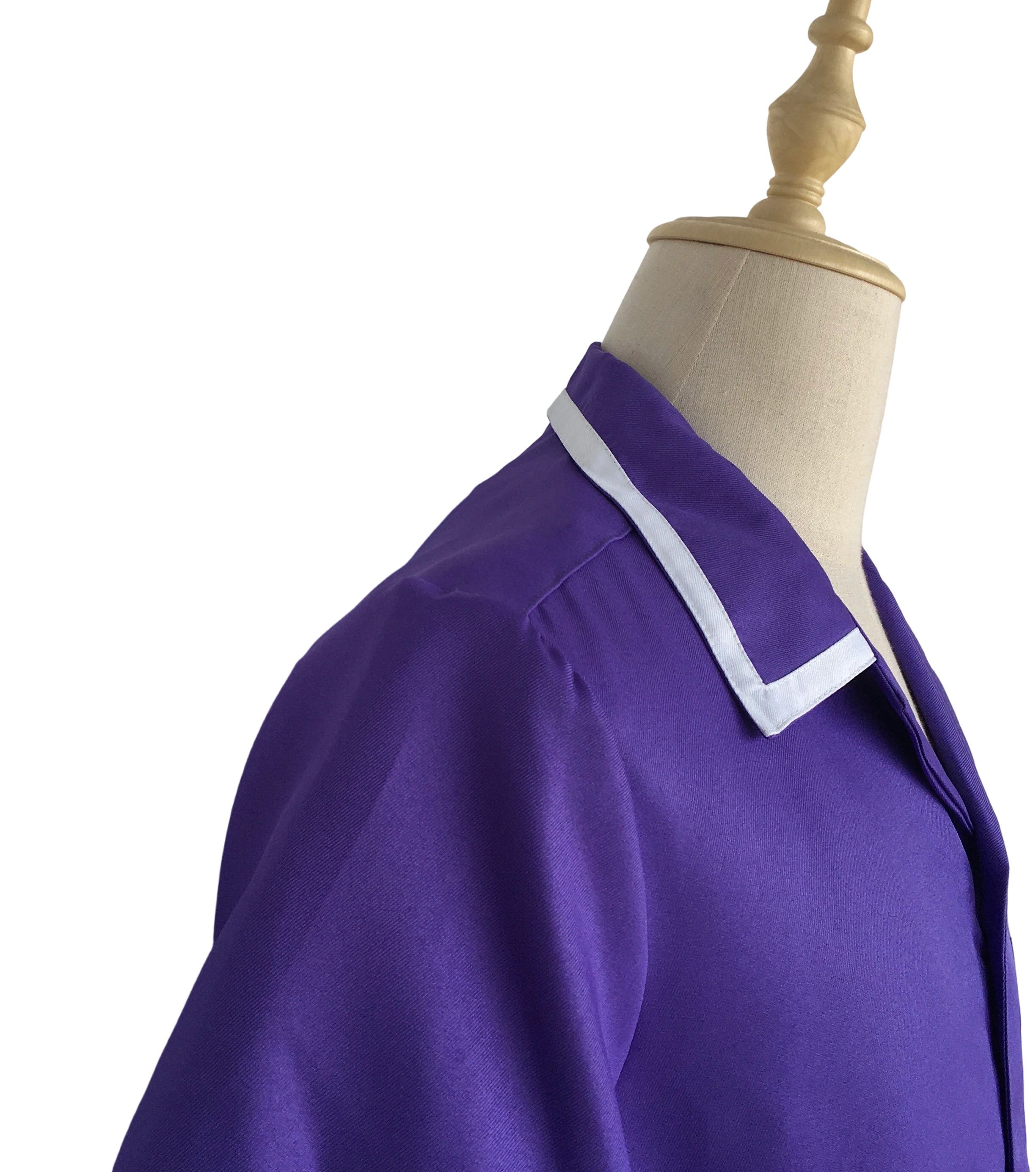 Other Vintage Design Short Sleeve Men Casual Shirt-Purple Size US L / EU 52-54 / 3 - 4 Thumbnail