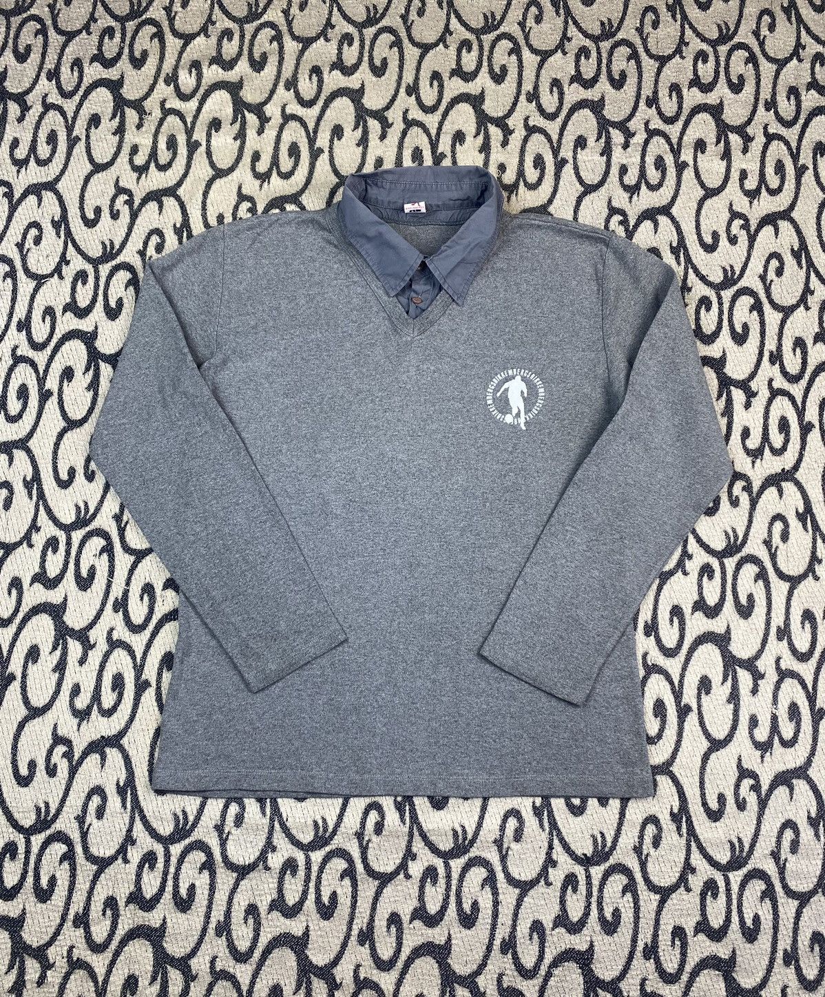 Beauty Beast × Dirk Bikkembergs Dirk Bikkimbergs Shirt Longsleeve Preppy Style Size XL / US 12-14 / IT 48-50 - 1 Thumbnail