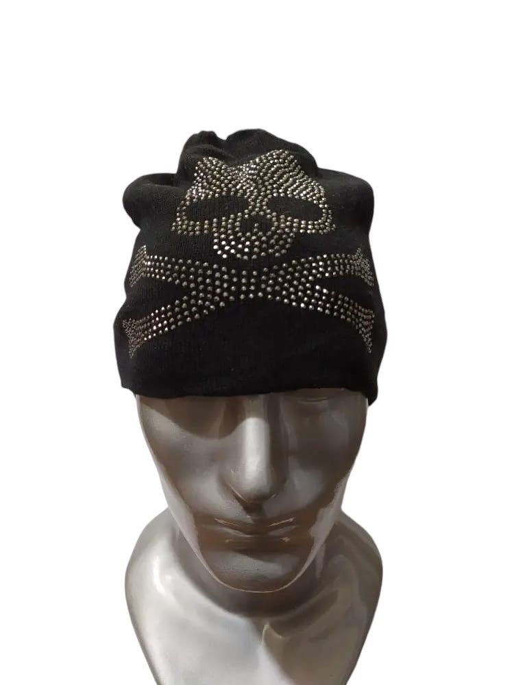 Other Unknown Skeleton Skull Sparkling Punk Bondage Design Hat Size ONE SIZE - 1 Thumbnail