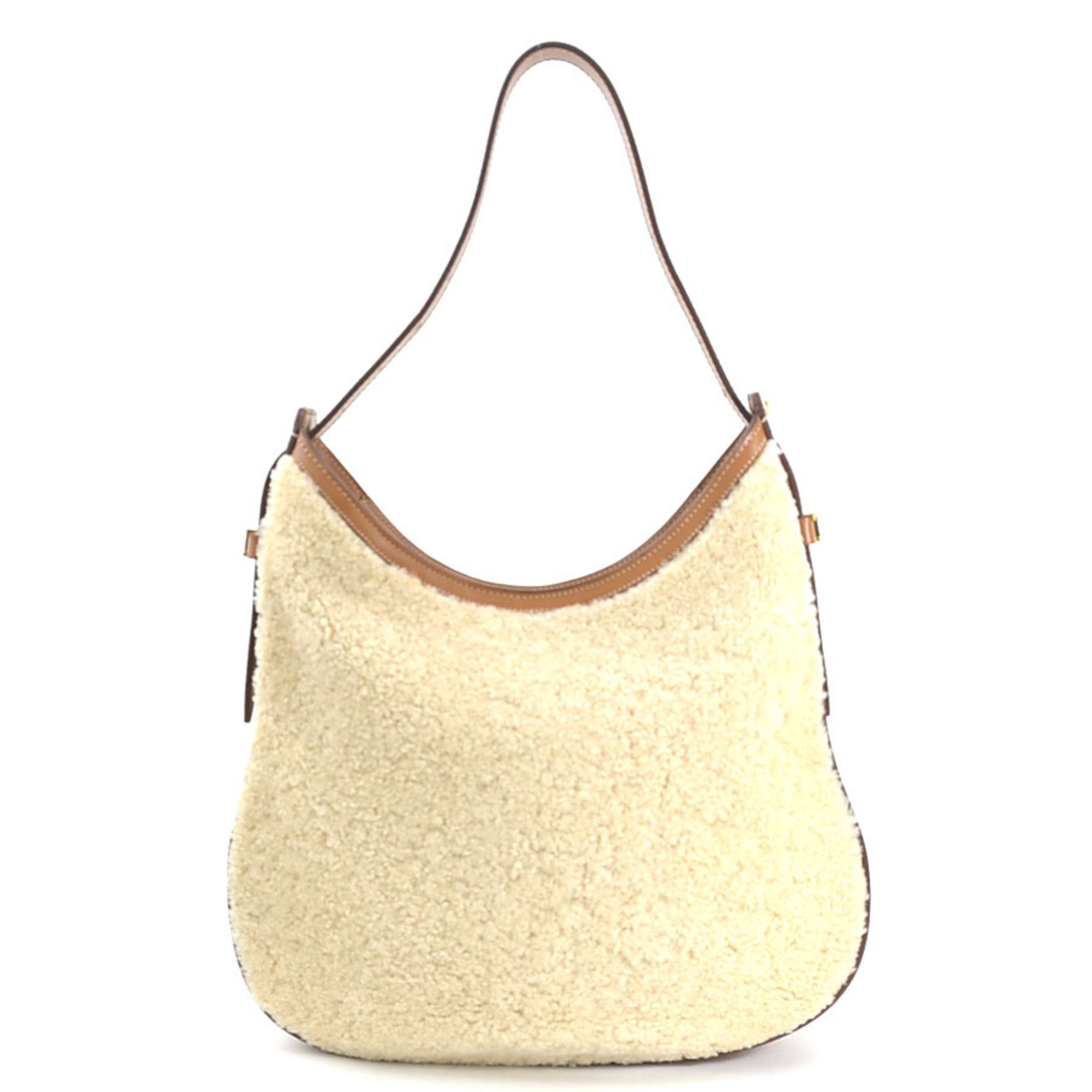 Tod's Tod's Shoulder Bag Boa Leather Beige x Brown Women's 55833g Size ONE SIZE - 1 Thumbnail