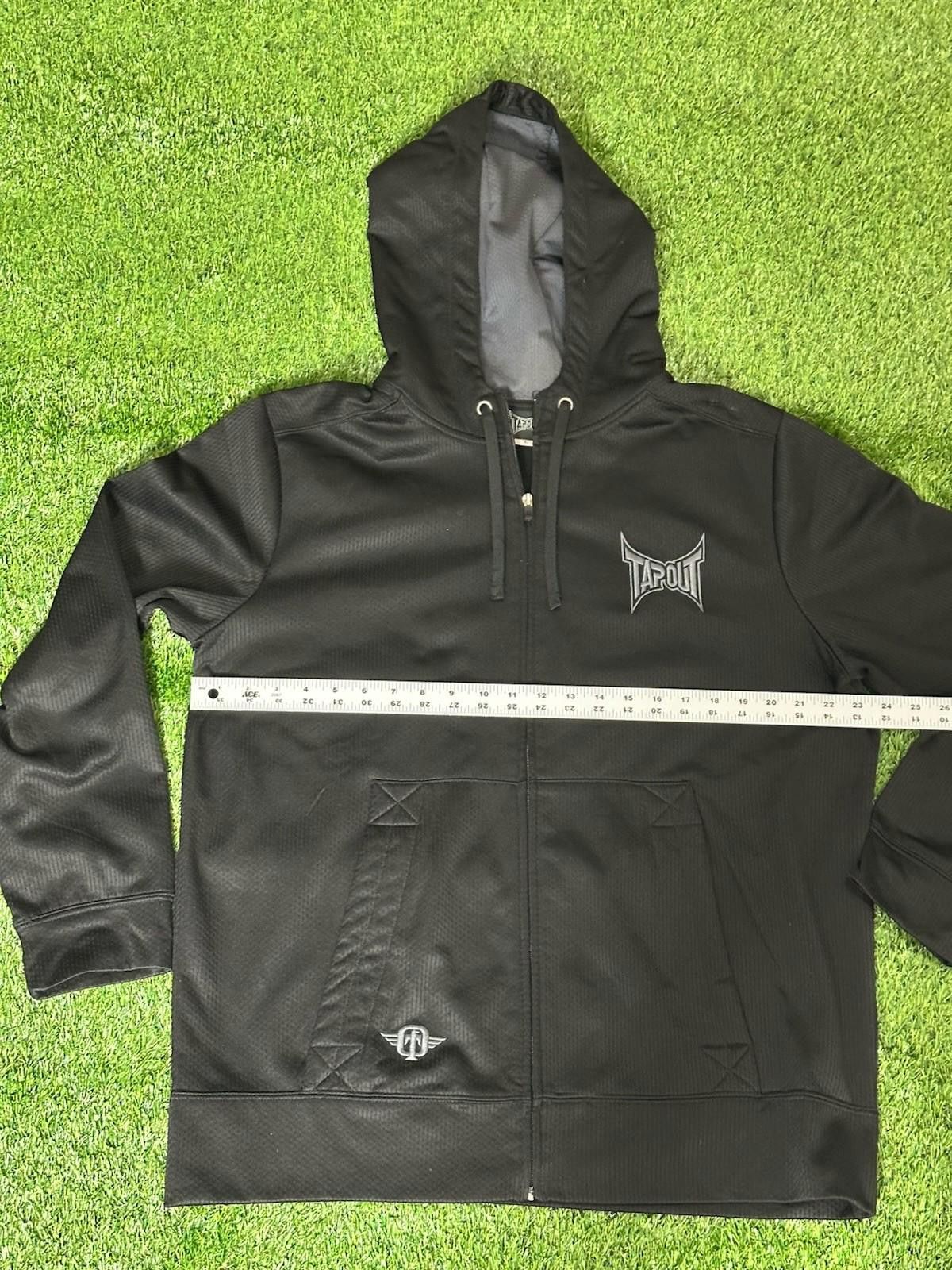 Tapout TapOut Full Zip Hoodie Size LARGE black Size US L / EU 52-54 / 3 - 3 Thumbnail