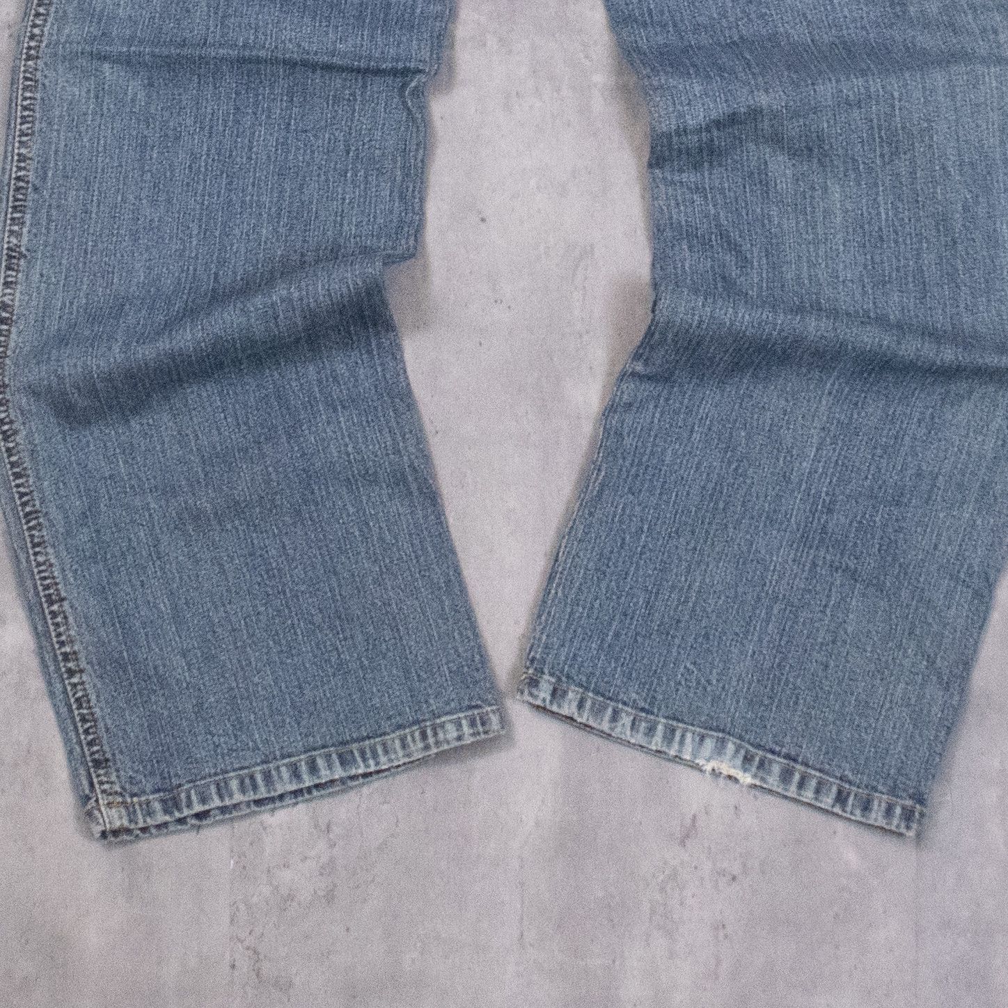 Denver Hayes × Vintage Vintage 1990's Denver Hanes Cargo Baggy Denim Pant's Size US 32 / EU 48 - 13 Thumbnail