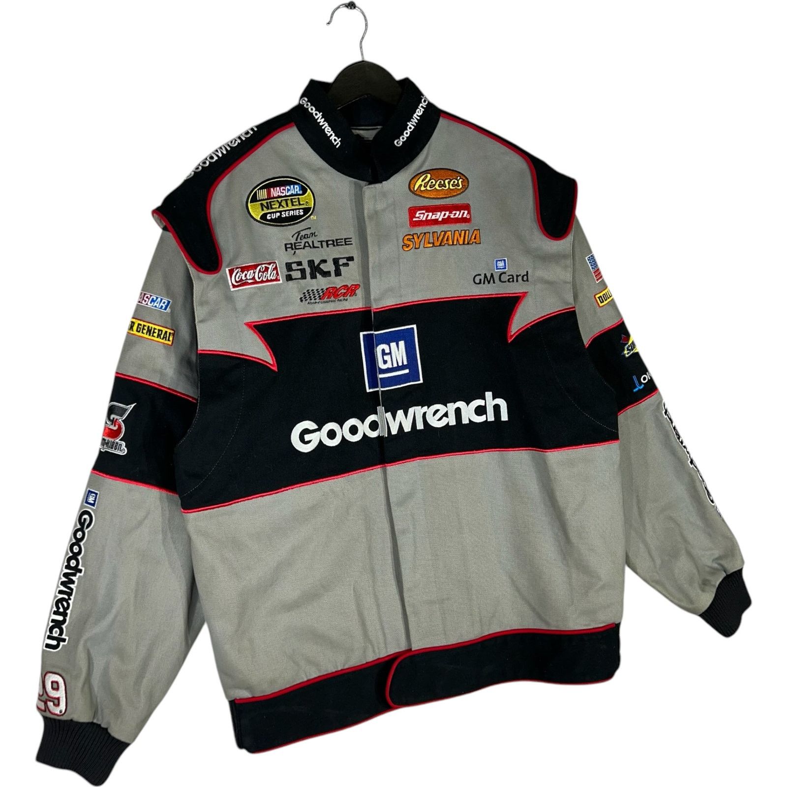 Chase Authentics Vintage Kevin Harvick Goodwrench Patch NASCAR Bomber Jacket Size US L / EU 52-54 / 3 - 4 Thumbnail
