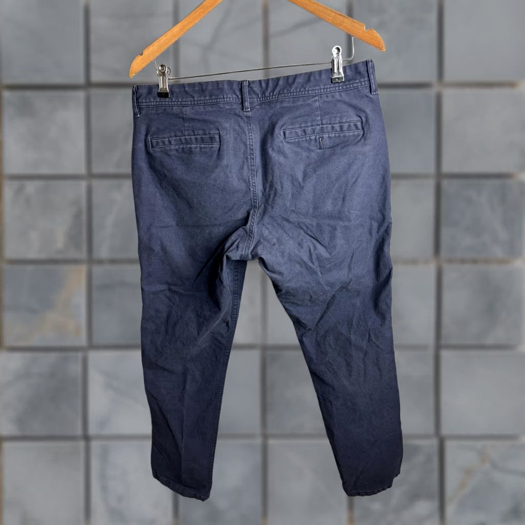 Bonobos Bonobos Pants Mens 34x32 Blue Cotton Chino Flat Front Pockets Tapered Leg Casual Reading: 33x32? Size US 33 - 1 Thumbnail