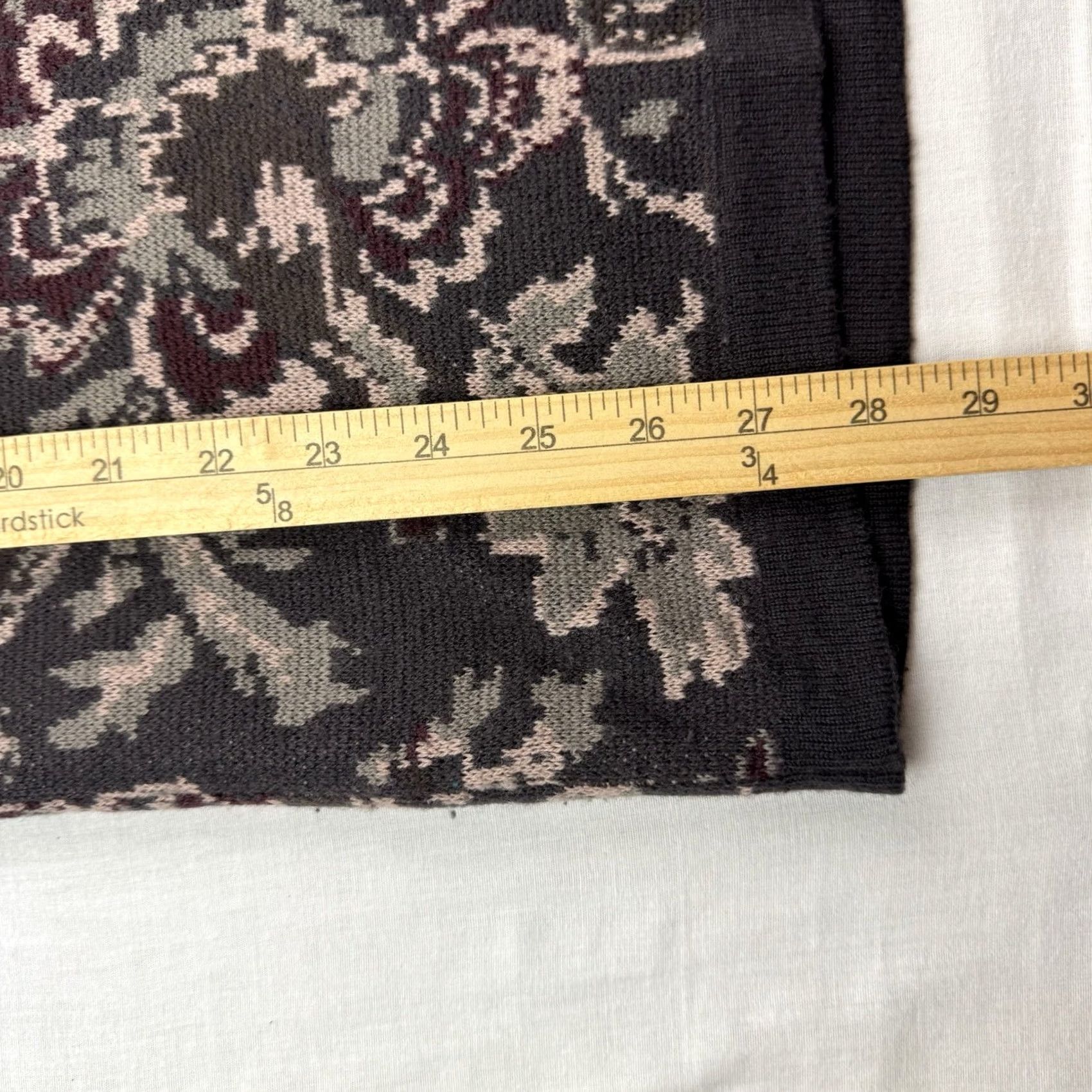 Vintage VINTAGE Rena Rowan Sweater Womens Medium Floral Knit 90s 80s Size M / US 6-8 / IT 42-44 - 4 Thumbnail