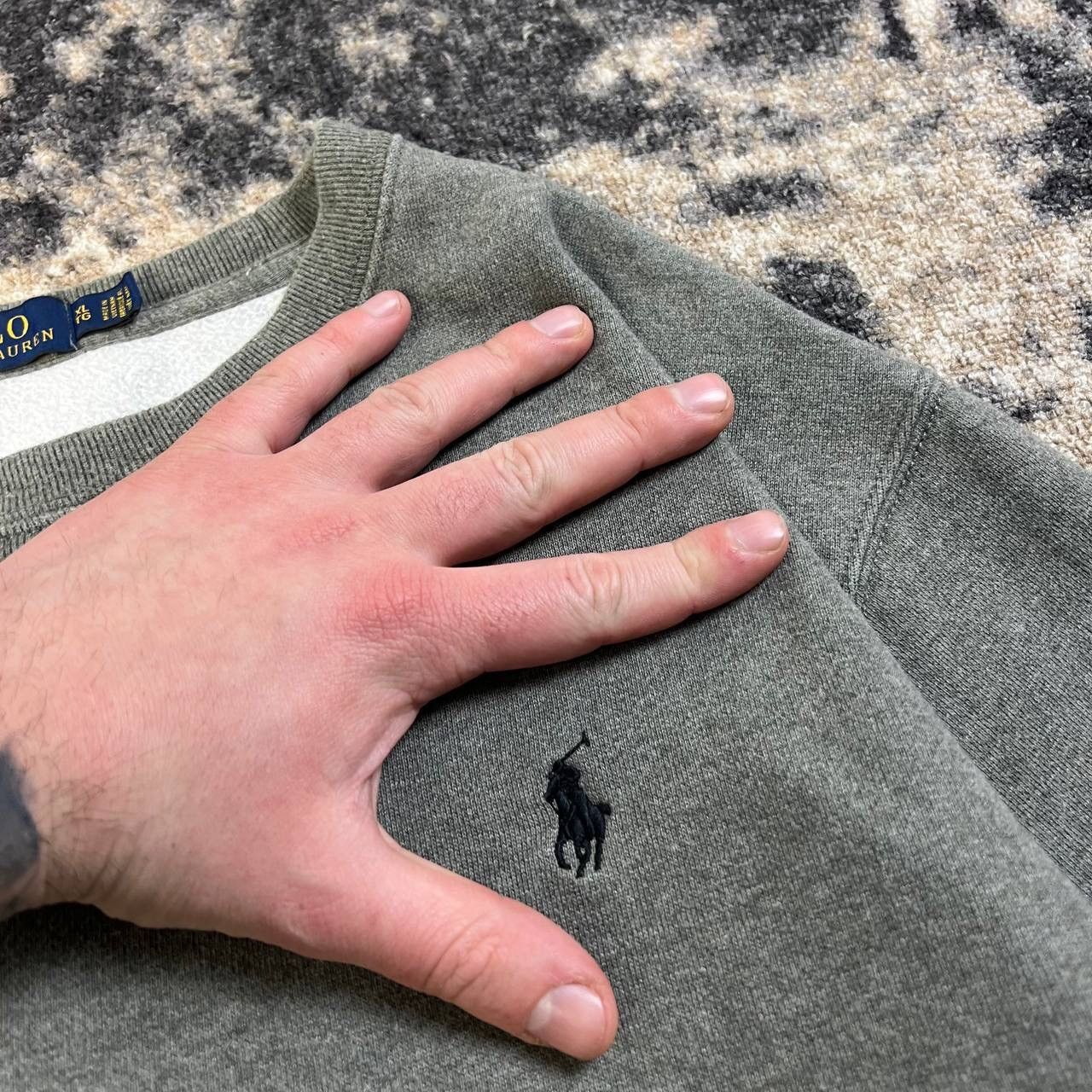 Polo Ralph Lauren Polo Ralph Lauren Luxury Mini Logo Oversized Sweatshirt Size US XL / EU 56 / 4 - 4 Thumbnail