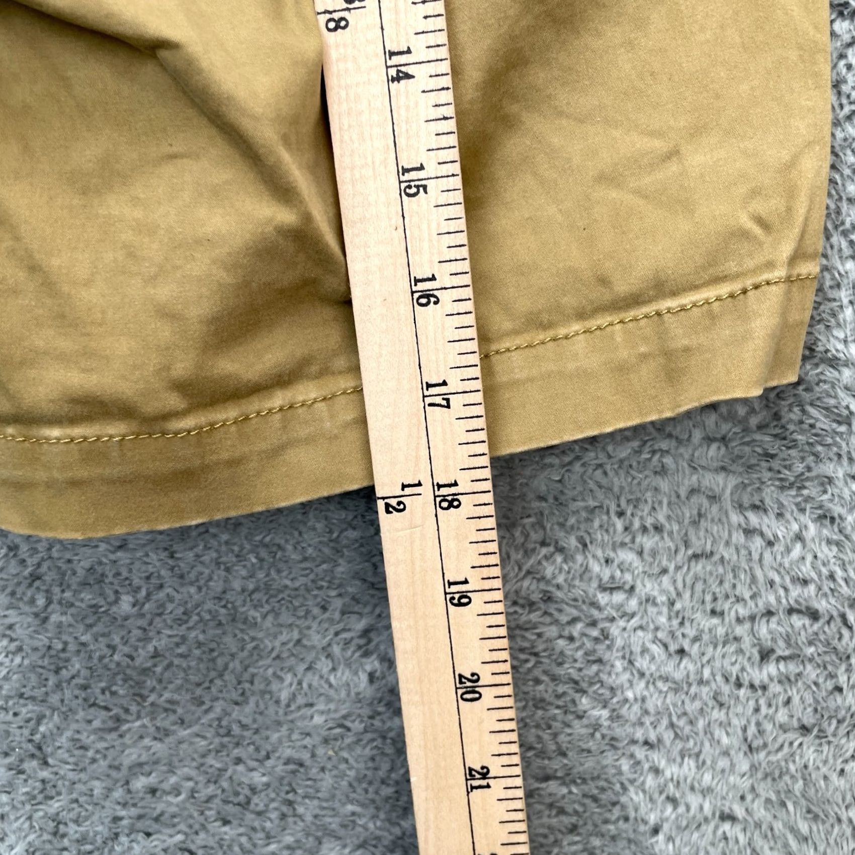 Vintage Bearbottom Shorts Mens 32 Brown Chino Cotton Stretch Golf Resort Wear Casual Size US 32 / EU 48 - 5 Thumbnail